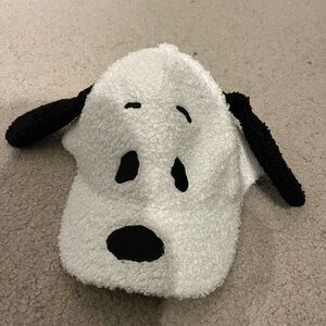 Peanuts Black and White Dog Ear Hat